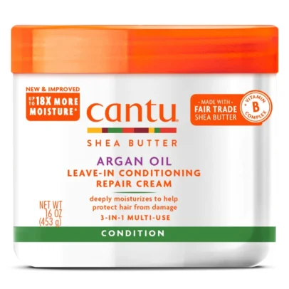 CANTU SHEA BUTTER ARGAN OIL LEAVE-IN CONDITIONING REPAIR CREAM 453g