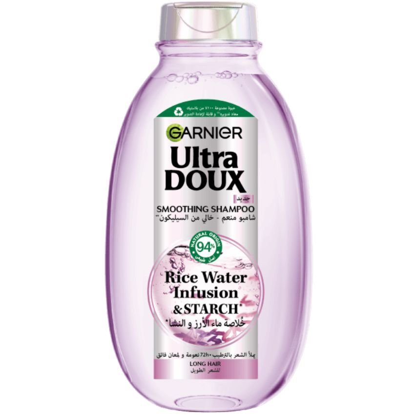 GARNIER ULTRA DOUX SHAMPOOING RICE WATER 200ML
