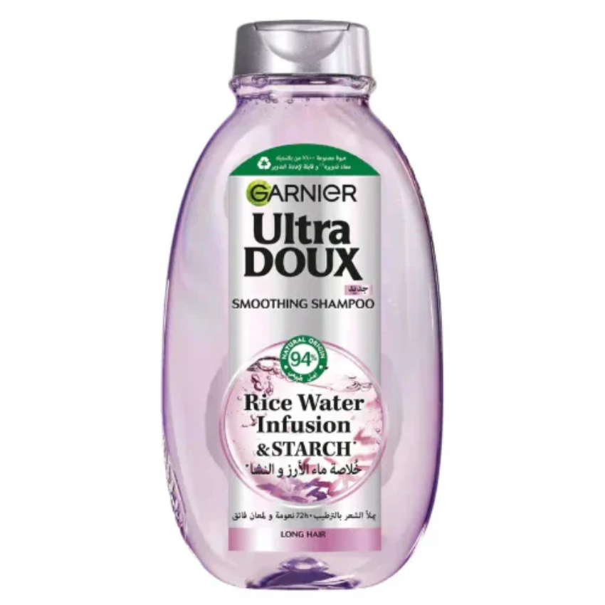 GARNIER ULTRA DOUX SHAMPOOING RICE WATER 400ML