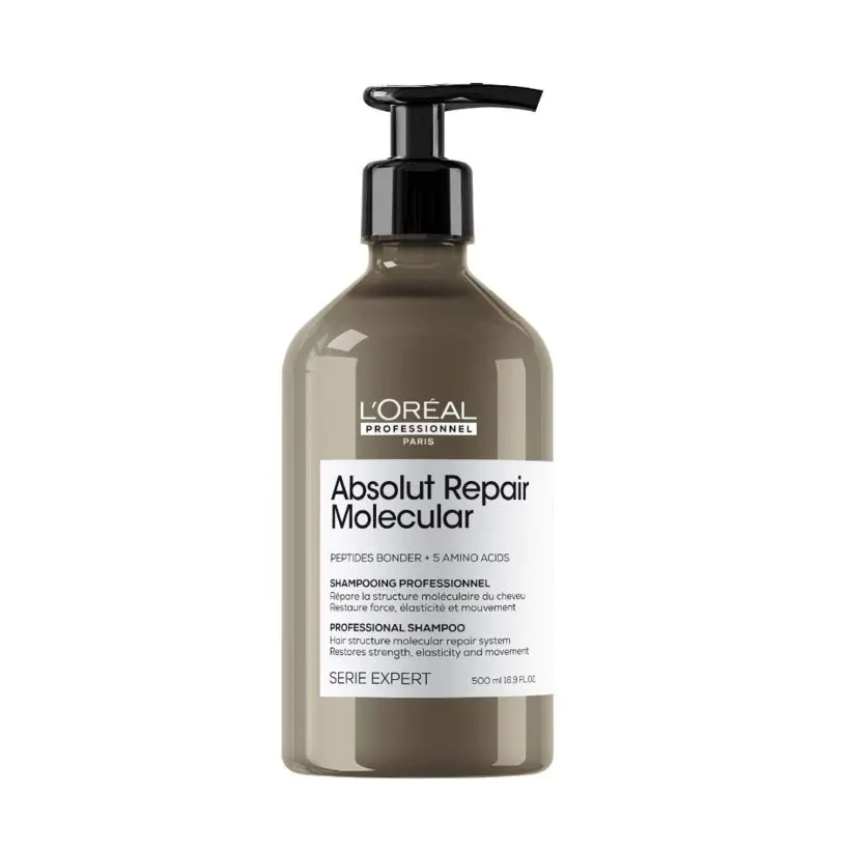 L'OREAL PROFESSIONNEL SERIE EXPERT 21 ABSOLUT REPAIR MOLECULAR SHAMPOOING FORTIFIANT 500ML