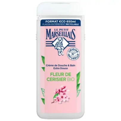 Le Petit Marseillais Extra Doux Douche Fleur de Cerisier Bio 650 ml