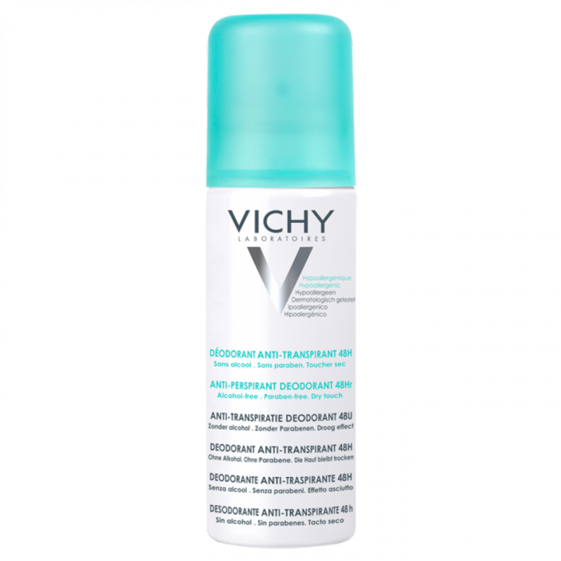 Vichy Déodorant Anti-Transpirant Efficacité 48H Aérosol 125 ml
