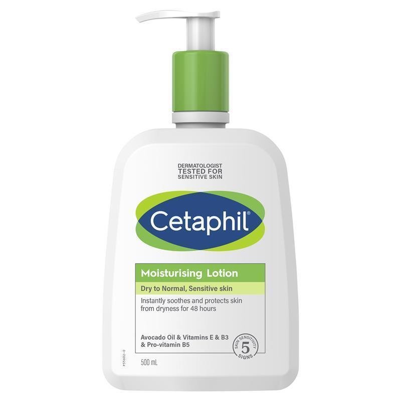 Cetaphil Moisturizing Lotion Dry to Normal Sensitive Skin 500ml