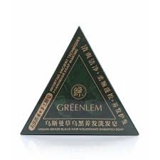 GREENLEM GRASS BLACK HAIR NOURISHING SHAMPOO SOAP