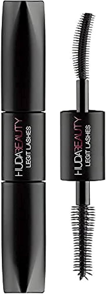 Huda Beauty LEGIT LASHES Double-Ended Volumizing and Lengthening Mascara