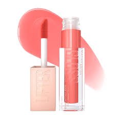 Maybelline Lifter Gloss Lip Gloss Makeup With Hyaluronic Acid, Peach Ring, 0.18 fl oz